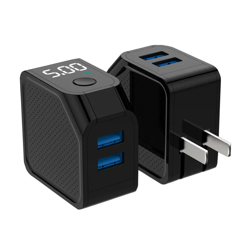 Intelligent Fast Charging Dual USB Power Adapter