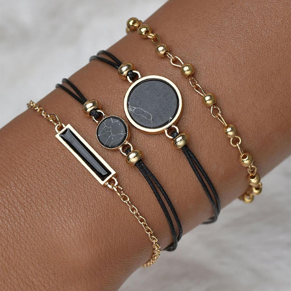 Montre analogique à quartz pour femmes avec bracelet en cuir de luxe