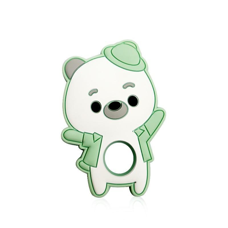 Silicone Bear Teether for Infants - Safe and Fun