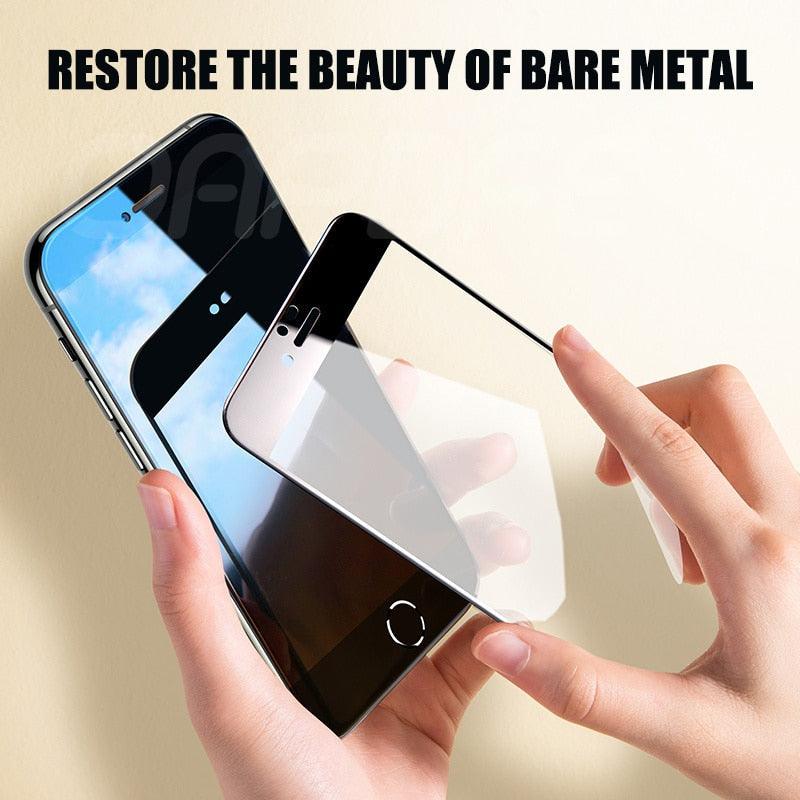 Verre protecteur intégral 11D pour modèles d'iPhone