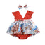 Conjunto de Vestido y Diadema para Niñas Bebés de Navidad