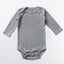 Combinaison Bébé Classique Moderne en Couleur Unie - Jumpsuit à Manches Longues en Coton