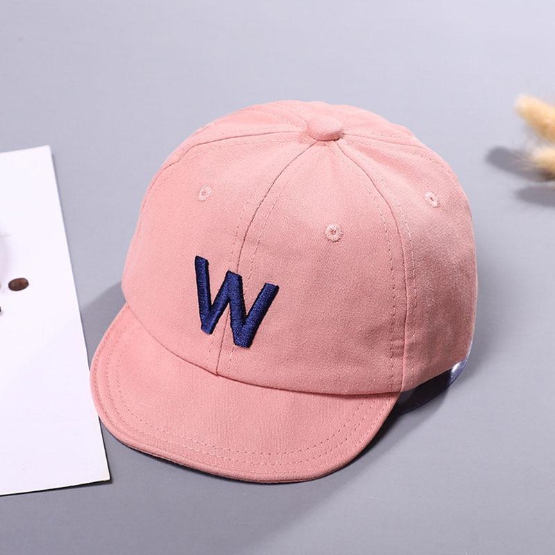 Casquettes de baseball en coton ajustables pour bébés et enfants