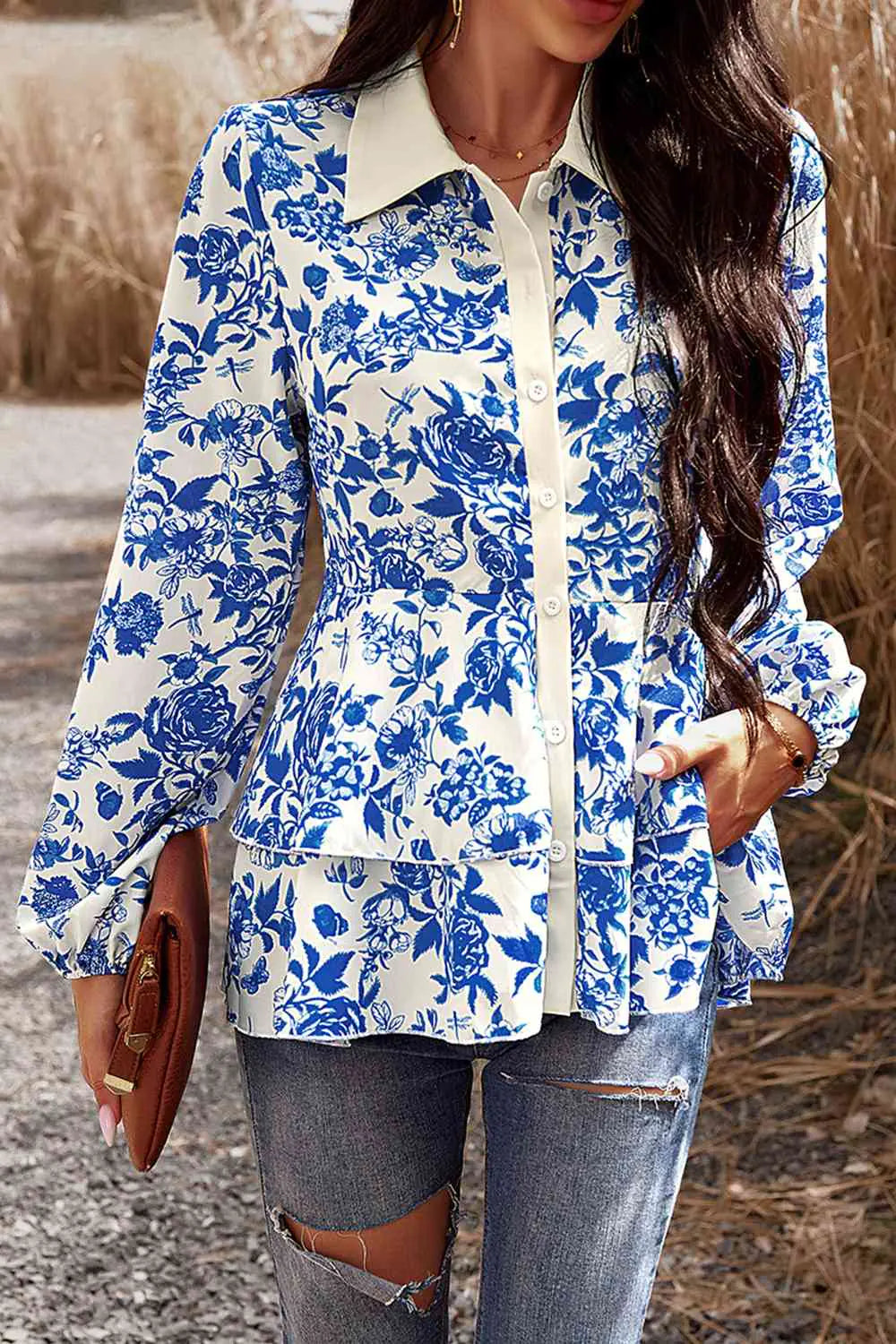 Chemisier Peplum Lagoon