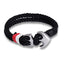Bracelet Ancre en Acier Inoxydable de Luxe pour Hommes