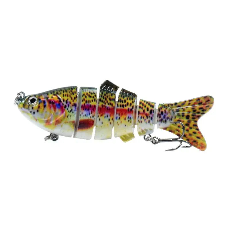 10cm 16.5g Multi-section Lure With Ring Beads Simulation Luya Multi-section Lure Submerged Bionic 6-section Lure - Korvel