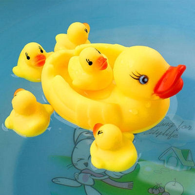 Cute Floating Duck Bath Toy Set for Kids