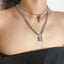 Modern Vintage Multilayer Crystal Gold Choker Necklace