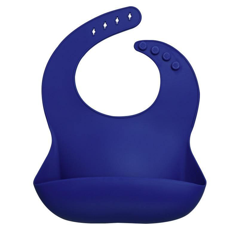 Bib de Silicona para Bebés con Pocket para Comida - Impermeable y Fácil de Limpiar