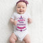 Bodysuit de bébé imprimé moderne de luxe - Combinaison d'été unisexe
