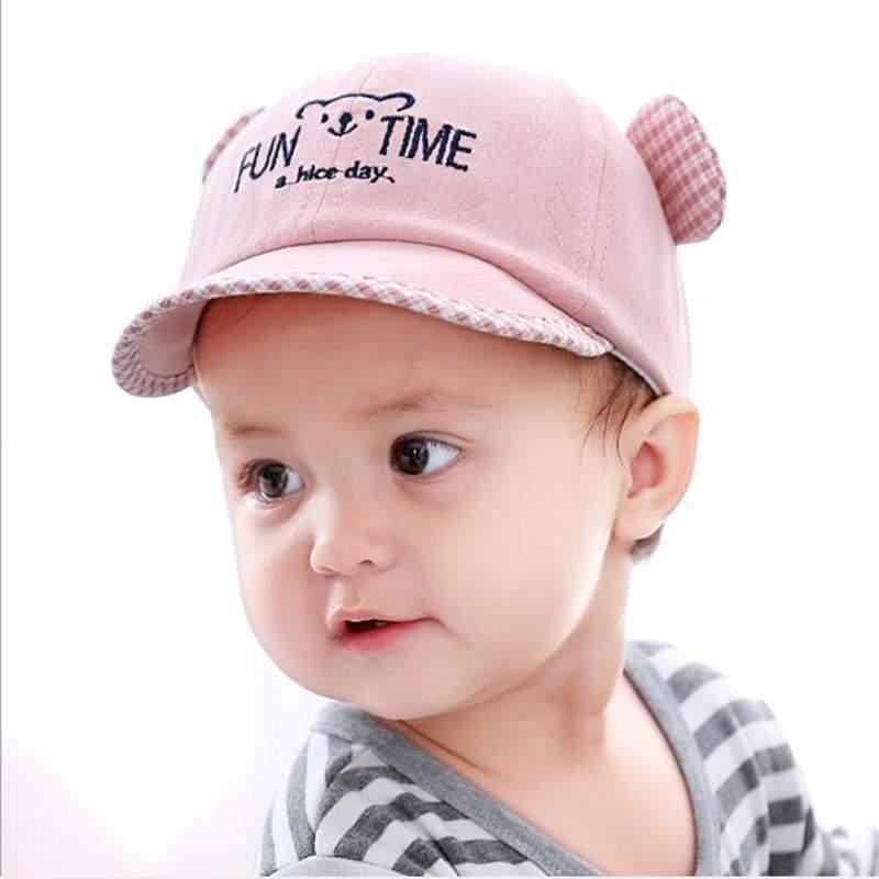 Gorra Moderna para Bebé Niño con Bordado - Sombrero de Sol de Algodón Estiloso