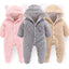 Combinaison Bébé Charmante avec Oreilles de Lapin - Jumpsuit en Coton