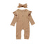 Combinaison en Coton Tricoté Classique pour Filles et Garçons