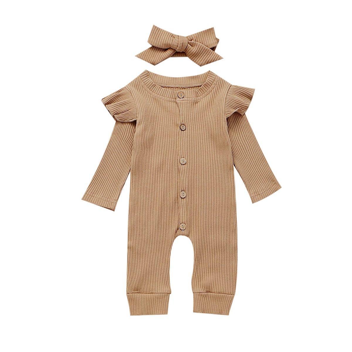 Combinaison en Coton Tricoté Classique pour Filles et Garçons