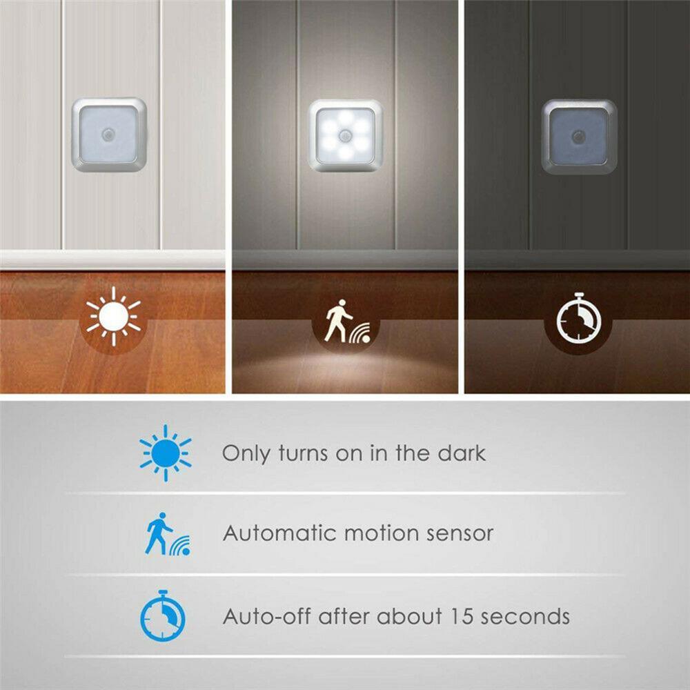 STEVVEX Wireless LED Motion Sensor Night Lights - Set of 2