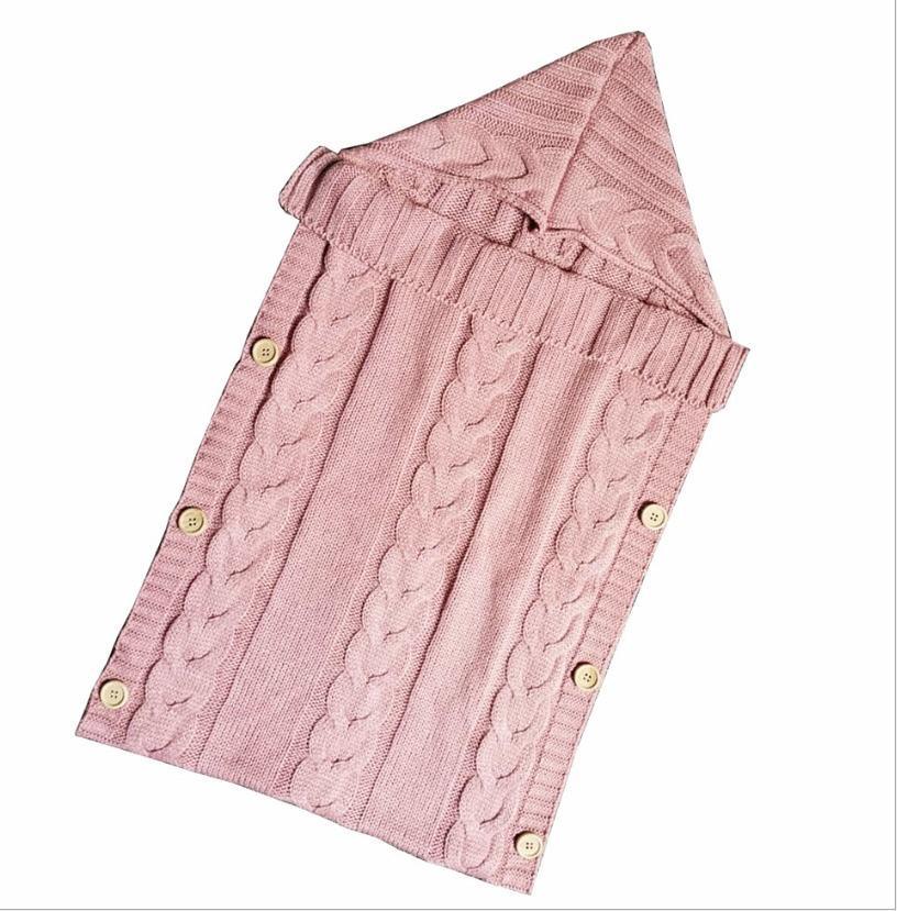 Premium Knitted Baby Swaddle Blanket for Comfort and Warmth