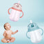 Silicone Leakproof Sippy Cup with Soft Straw and Handles