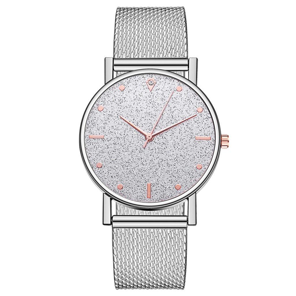 Cusual Ladies Watch with Starry Sky Dial - Fashion Quartz Wristwatch