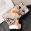 Cute Cat Black Phone Case for iPhone - Slim Fit Silicone Cover
