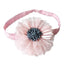 Elegant Handmade Baby Girl Hair Band with Rhinestone Crown - Perfect for Infants - Korvel