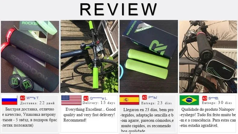 Poignées de vélo Premium ROCKBROS pour un confort amélioré