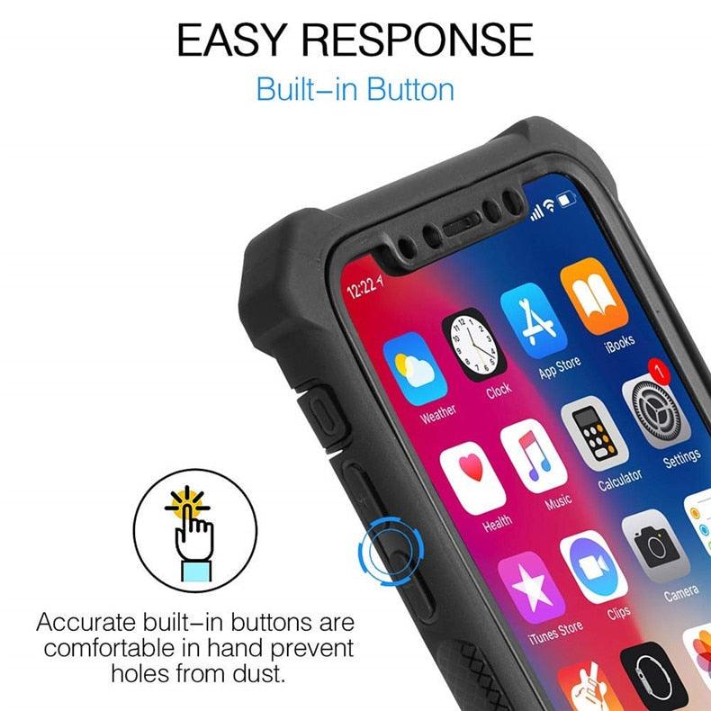 Ultimate Shockproof iPhone Case with Built-in Screen Protector - Korvel