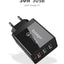 30W Ultra-Fast QC 3.0 Multi-Port USB Wall Charger for Mobile Devices - Korvel