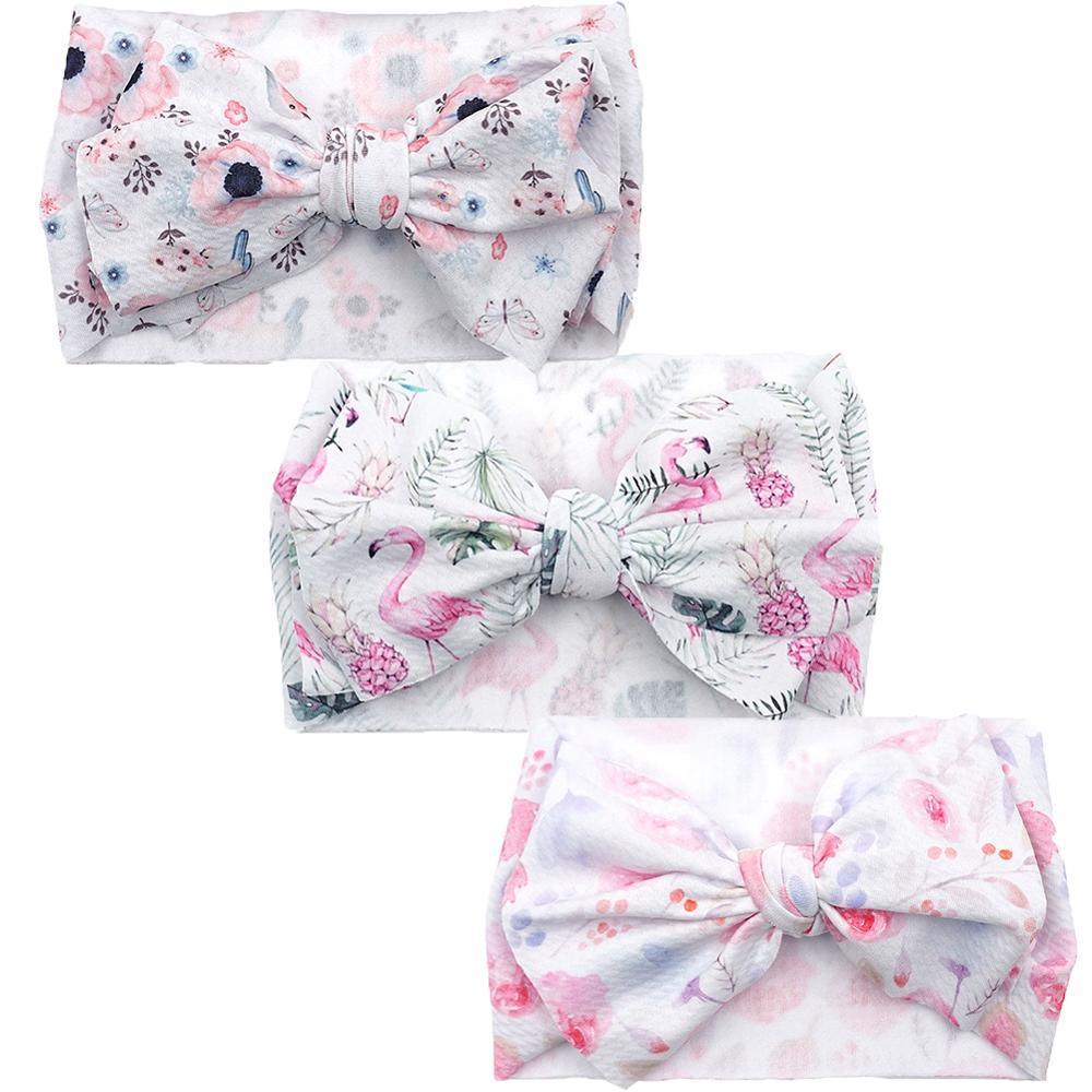 Ensemble de Turbans et Bandeaux Élégants pour Filles - 3 Pièces