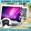 Adjustable Notebook Screen Side Phone Holder