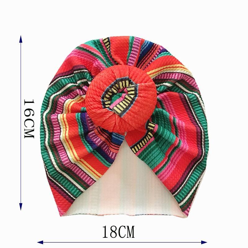 Chapeau Élégant en Fleurs pour Filles - Bonnet Turban pour Tout-Petits