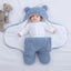 Baby Sleeping Bag Ultra-Soft Fluffy Fleece Newborn Receiving Blanket Infant Boys Girls ClothesSleeping Nursery Wrap Swaddle - Korvel
