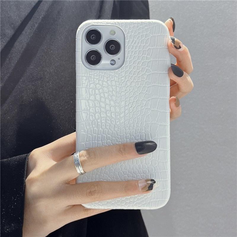 Coque en cuir véritable pour iPhone 13 Pro - Design de luxe