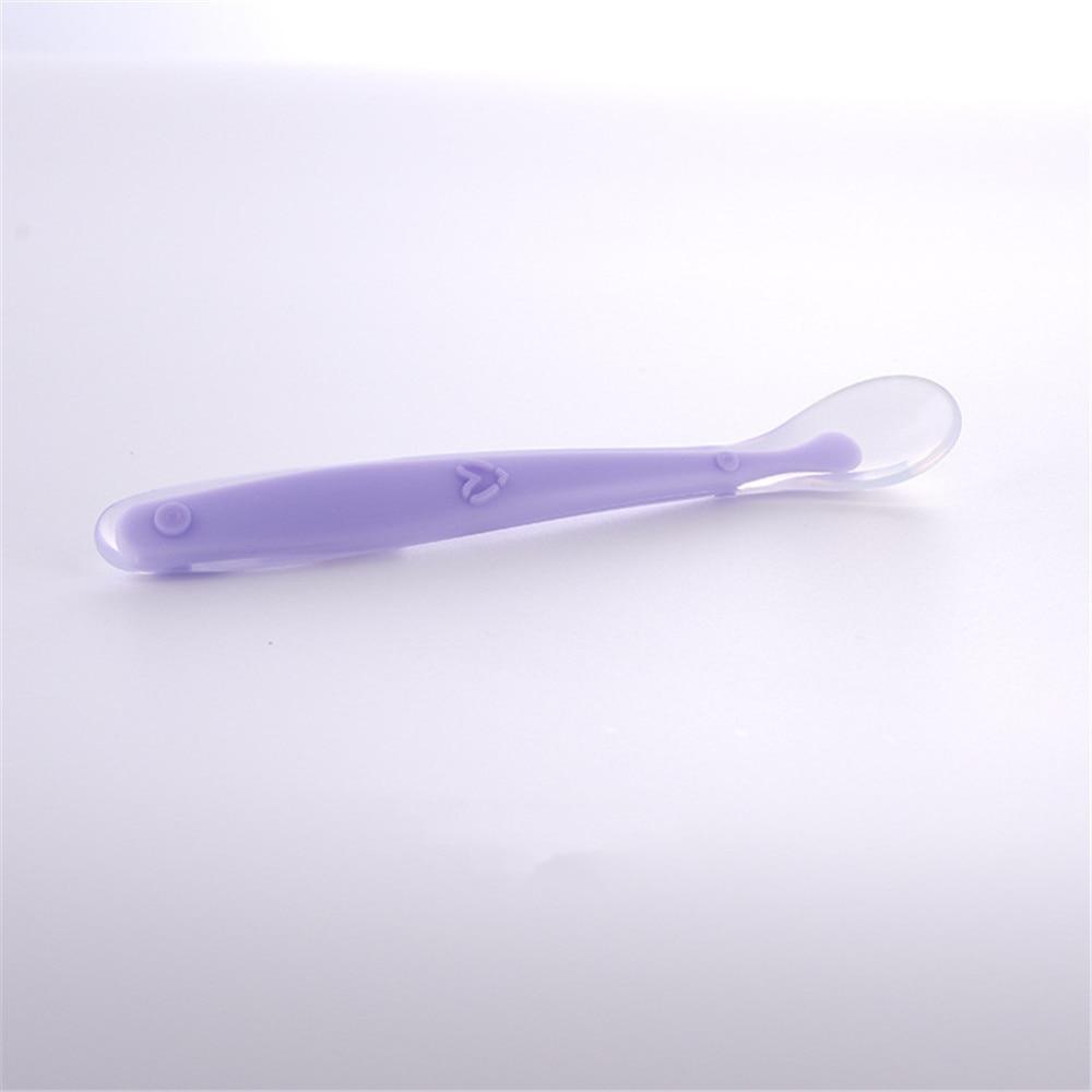 Premium Soft Silicone Baby Feeding Spoons - Candy Color Set