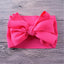 Nouveau bandeau large avec nœud pour bébés filles