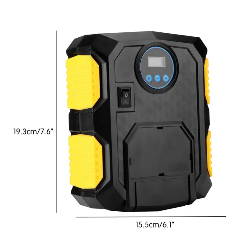 Digital Tire Inflator DC 12 Volt Car Portable Air Compressor Pump 150 PSI Car Air Compressor for Car Bicycles Motorcycles - Korvel