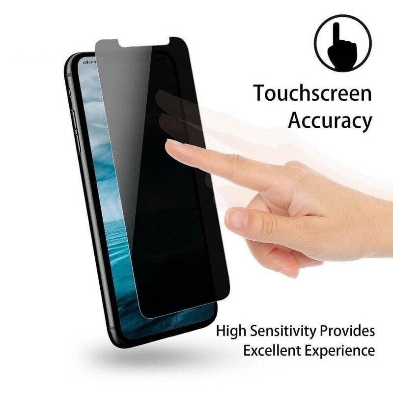 Protecteurs d'écran en verre trempé anti-espion 3PCS pour iPhone
