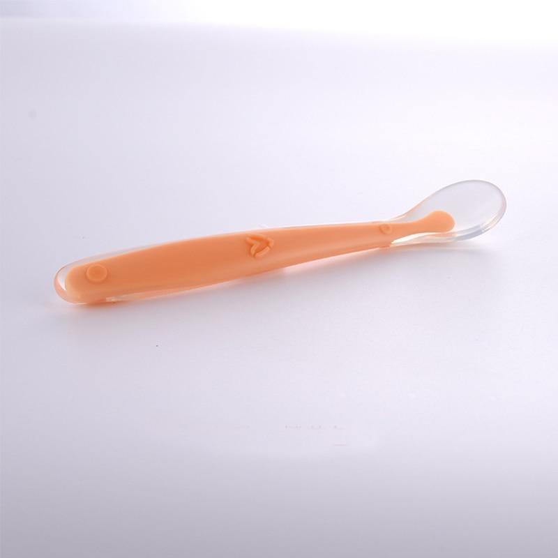 Silicone Baby Soft Soup Spoon - Colorful Feeding Essential