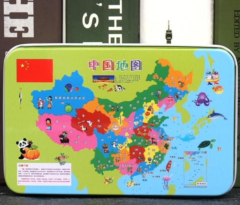 Puzzle en bois cartoon d'animaux de 60 pièces pour enfants