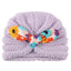 Charming Handmade Cotton Baby Turban Hat with Colorful Bow for Boys and Girls - Perfect for Autumn and Winter - Korvel