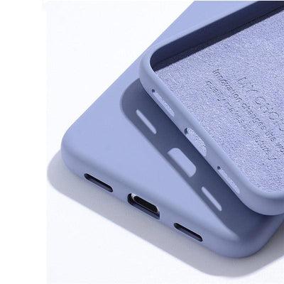 Coque de protection intégrale douce au toucher pour iPhone