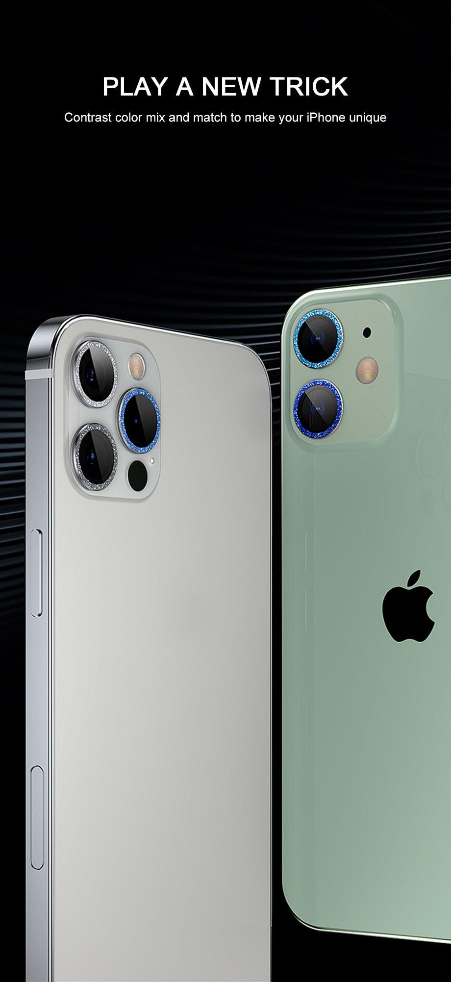 Glitter Diamond Camera Lens Protector for iPhone
