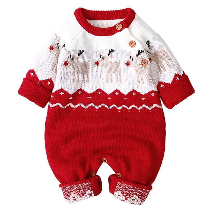 Adorable Baby Christmas Romper Jumpsuit