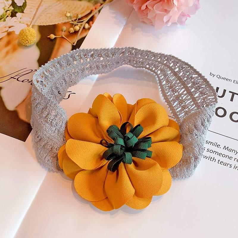 Elegant Handmade Baby Girl Hair Band with Rhinestone Crown - Perfect for Infants - Korvel