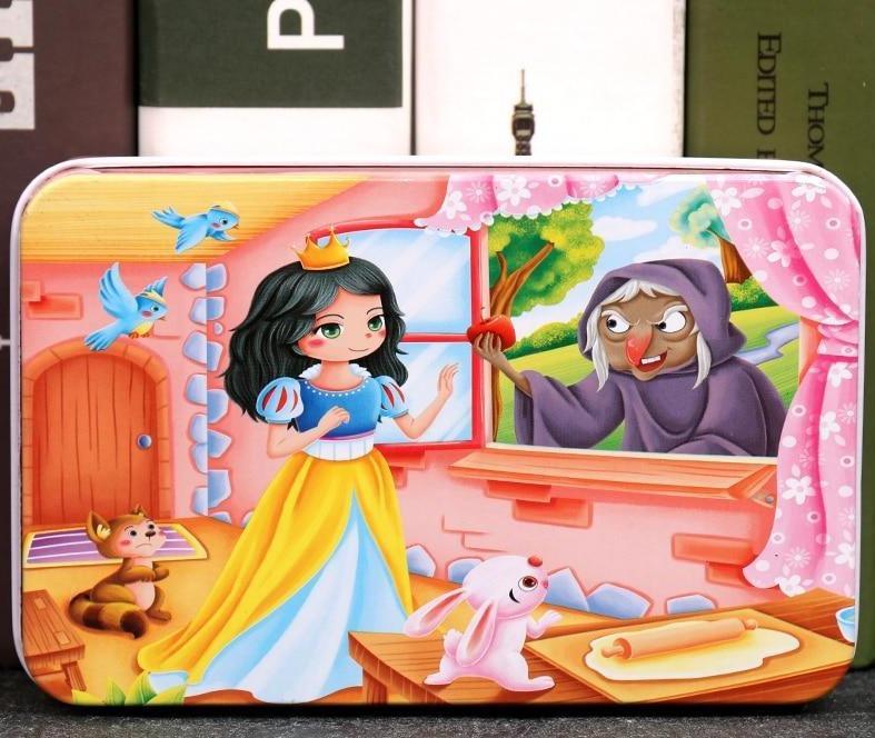 Puzzle en bois cartoon d'animaux de 60 pièces pour enfants