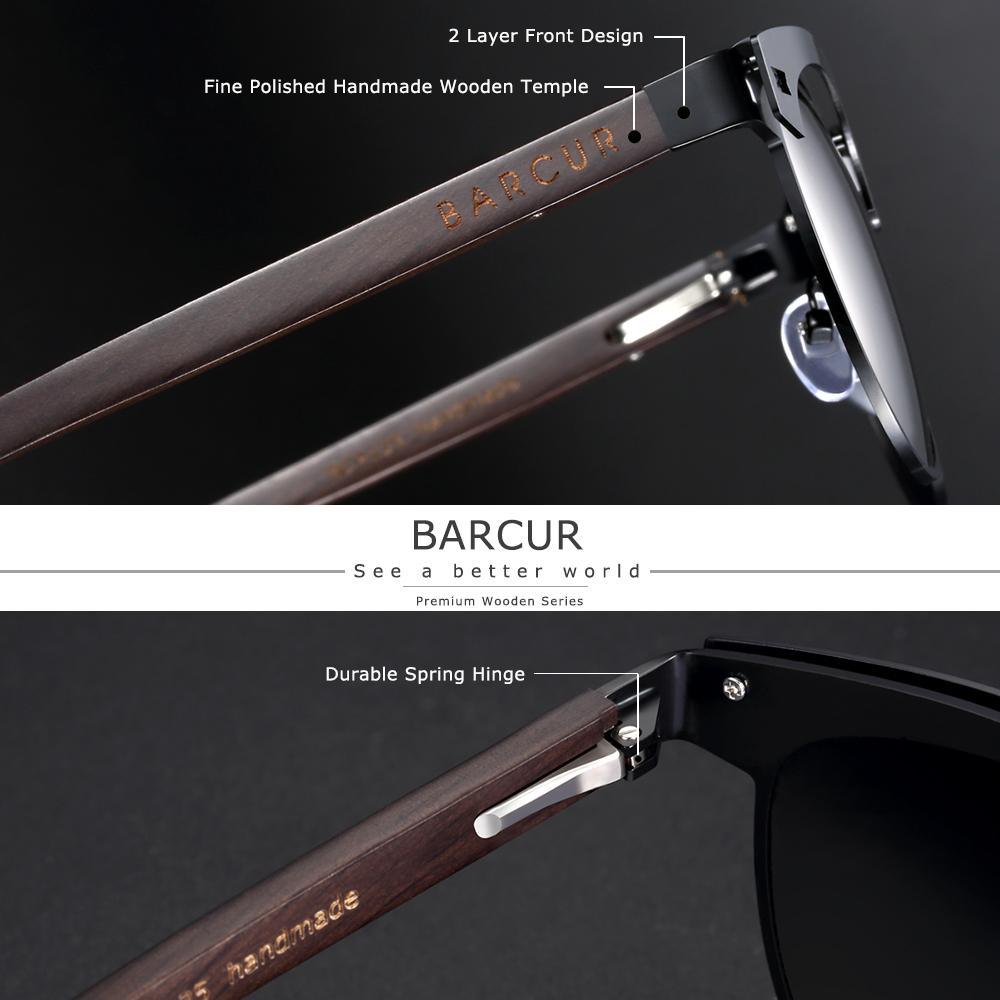 Gafas de sol polarizadas elegantes de ojo de gato retro
