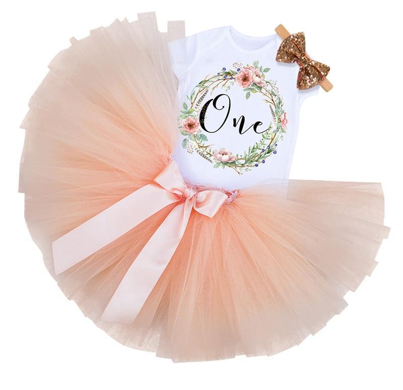 Vestido Moderno de Unicornio para Celebraciones del Primer Cumpleaños