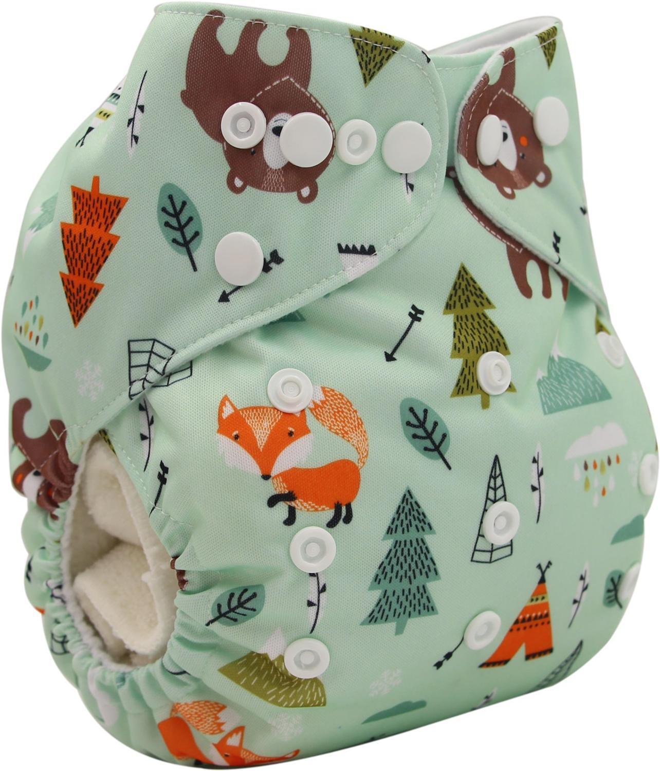 Elegante Pañal de Tela Pocket Impreso para Bebés Modrn