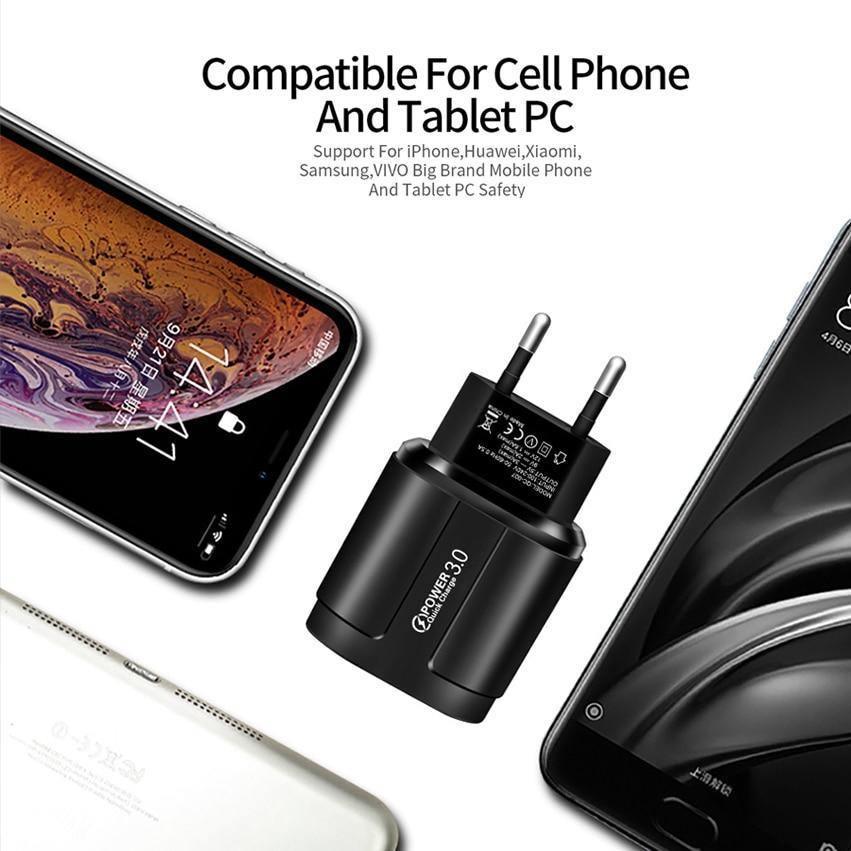Chargeur USB Universel Rapide avec Technologie de Charge Rapide