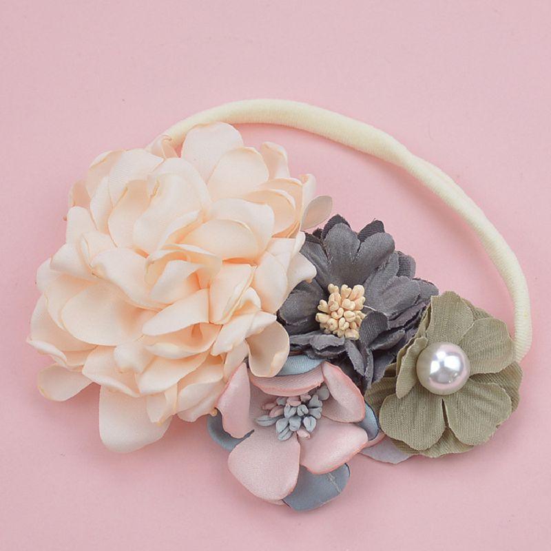 Diademas Florales de Lujo Hechas a Mano para Niñas Bebés