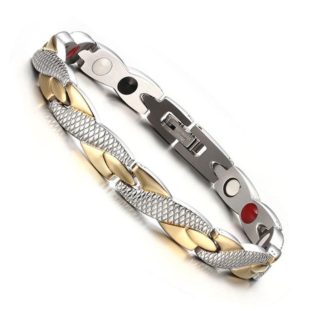Pulsera Magnética de Lujo Elegante y Retorcida para Todos